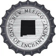 New Mexico Land Of Enchantment Novelty Metal Bottle Cap Sign BC-1821