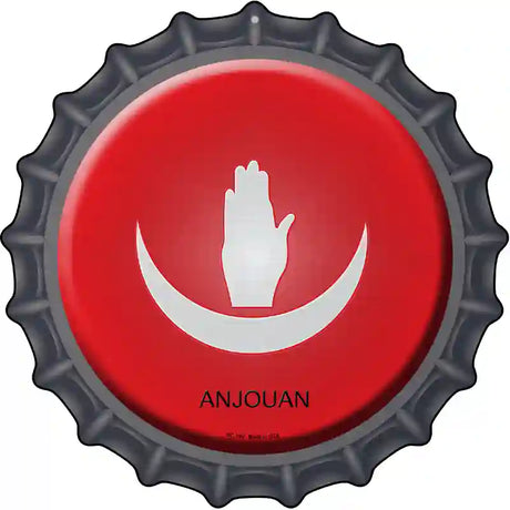 Anjouan Novelty Metal Bottle Cap Sign BC-190