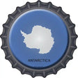 Antarctica Novelty Metal Bottle Cap Sign BC-191