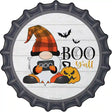 Boo Yall Spooky Gnome Novelty Metal Bottle Cap Sign