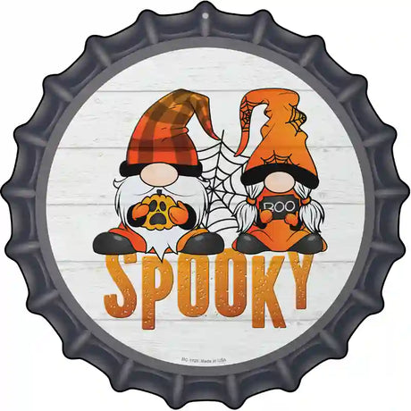 Spooky Gnomes Novelty Metal Bottle Cap Sign