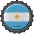 Argentina Novelty Metal Bottle Cap Sign BC-193