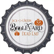 Jack O Lantern Boolevard Novelty Metal Bottle Cap Sign