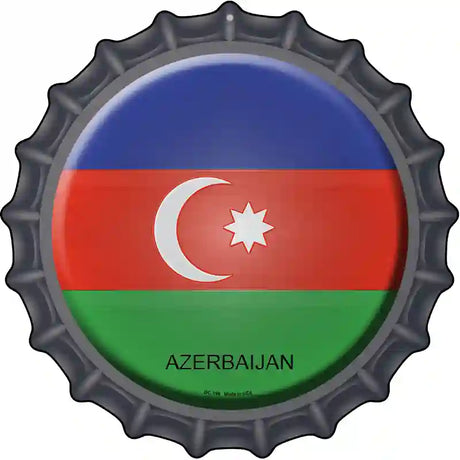 Azerbaijan Novelty Metal Bottle Cap Sign BC-198