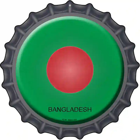 Bangladesh Novelty Metal Bottle Cap Sign BC-201