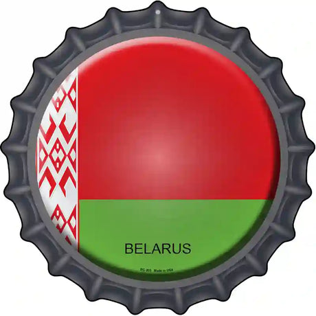 Belarus Novelty Metal Bottle Cap Sign BC-203