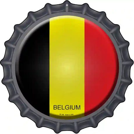 Belgium Novelty Metal Bottle Cap Sign BC-205