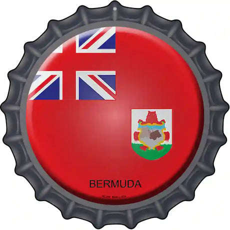 Bermuda Novelty Metal Bottle Cap Sign BC-208