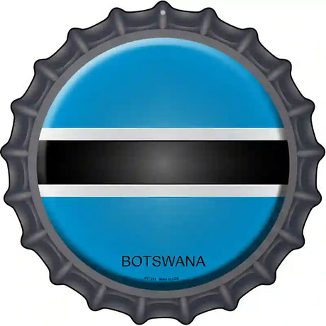 Botswana Novelty Metal Bottle Cap Sign BC-213