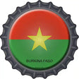 Burkina Faso Novelty Metal Bottle Cap Sign BC-218