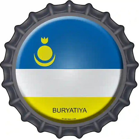 Buryatiya Novelty Metal Bottle Cap Sign BC-220