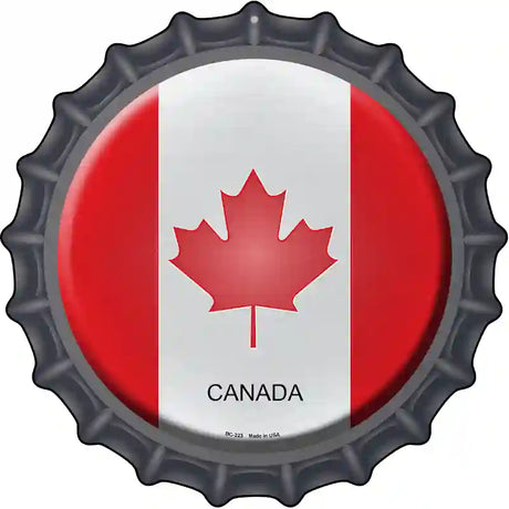 Canada Novelty Metal Bottle Cap Sign BC-223