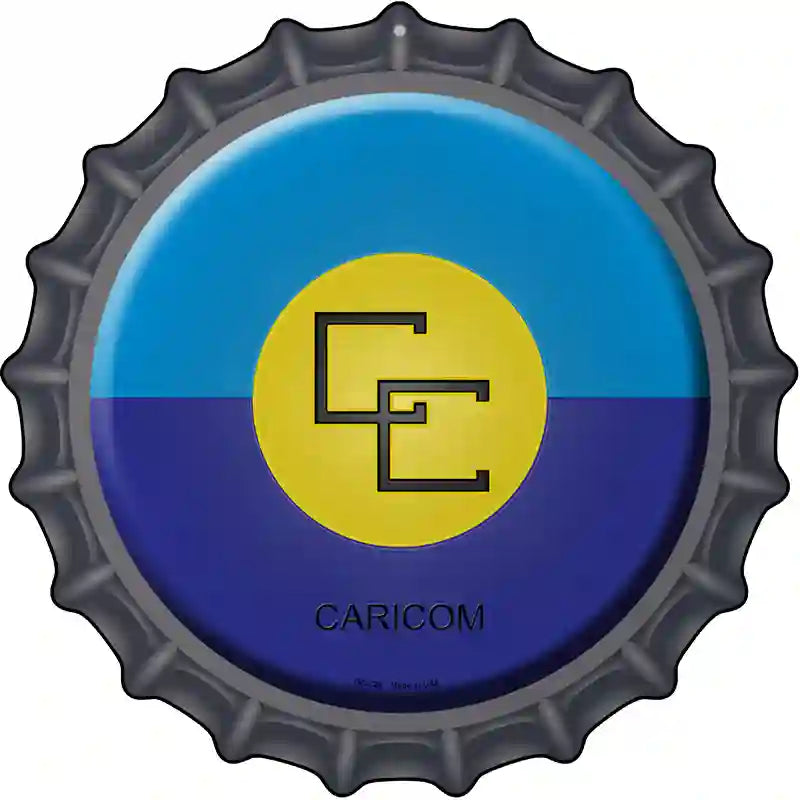 Caricorn Novelty Metal Bottle Cap Sign BC-226