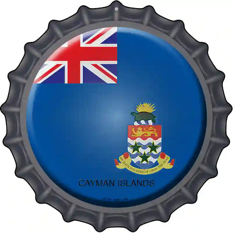 Cayman Islands Novelty Metal Bottle Cap Sign BC-227