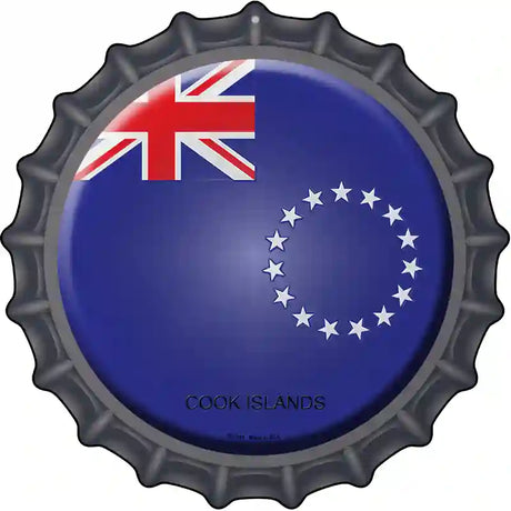 Cook Islands Novelty Metal Bottle Cap Sign BC-241