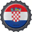 Croatia Novelty Metal Bottle Cap Sign BC-245