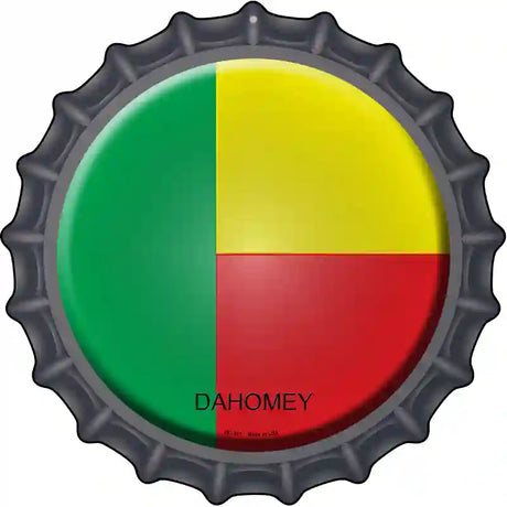 Dahomey Novelty Metal Bottle Cap Sign BC-251