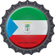 Equatorial Guinea Novelty Metal Bottle Cap Sign BC-261