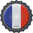 France Novelty Metal Bottle Cap Sign BC-269