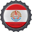 French Polynesia Novelty Metal Bottle Cap Sign BC-271