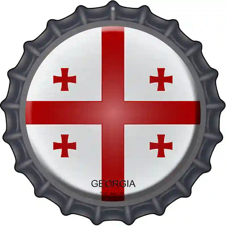 Georgia Novelty Metal Bottle Cap Sign BC-277