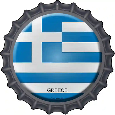 Greece Novelty Metal Bottle Cap Sign BC-281