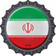 Iran Novelty Metal Bottle Cap Sign BC-301