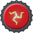 Isle Of Man Novelty Metal Bottle Cap Sign BC-304