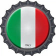 Italy Novelty Metal Bottle Cap Sign BC-306