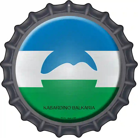 Kabardino Balkaria Novelty Metal Bottle Cap Sign BC-312