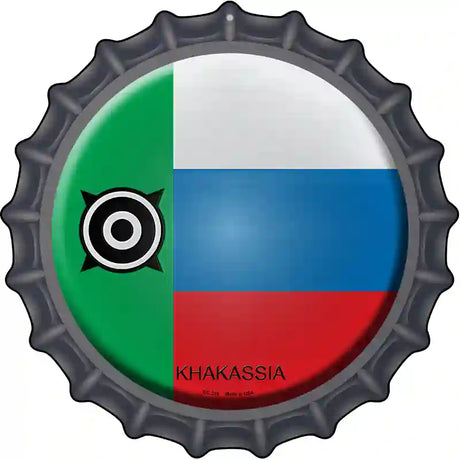 Khakassia Novelty Metal Bottle Cap Sign BC-318