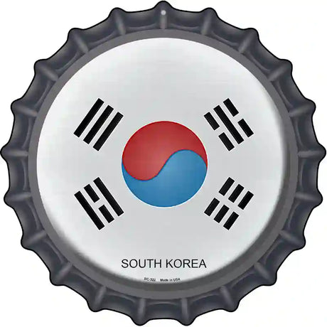 South Korea Novelty Metal Bottle Cap Sign BC-322