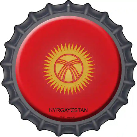 Kyrgayzstan Novelty Metal Bottle Cap Sign BC-325