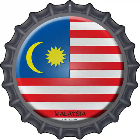 Malaysia Novelty Metal Bottle Cap Sign BC-341