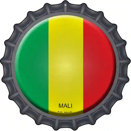 Mali Novelty Metal Bottle Cap Sign BC-343