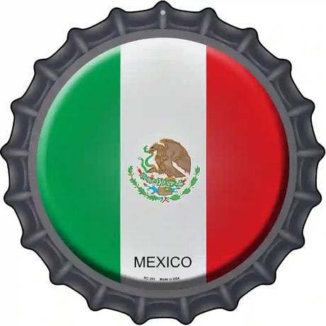 Mexico Novelty Metal Bottle Cap Sign BC-351