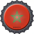 Morocco Novelty Metal Bottle Cap Sign BC-359