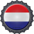 Netherlands Novelty Metal Bottle Cap Sign BC-366