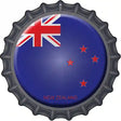 New Zealand Novelty Metal Bottle Cap Sign BC-369