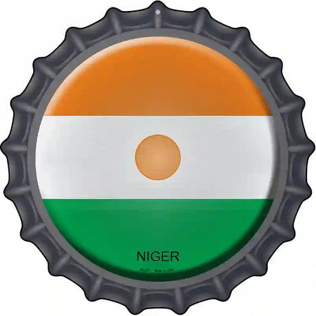 Niger Novelty Metal Bottle Cap Sign BC-371