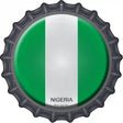 Nigeria Novelty Metal Bottle Cap Sign BC-372