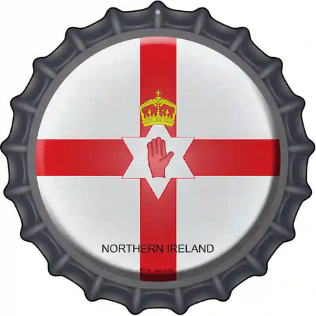 Northern Ireland Novelty Metal Bottle Cap Sign BC-376