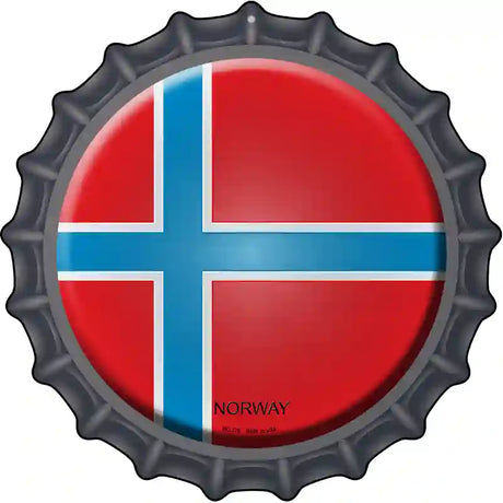 Norway Novelty Metal Bottle Cap Sign BC-379