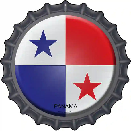 Panama Novelty Metal Bottle Cap Sign BC-385