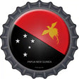 Papua New Guinea Novelty Metal Bottle Cap Sign BC-386