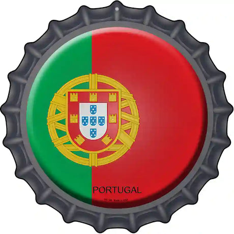 Portugal Novelty Metal Bottle Cap Sign BC-391