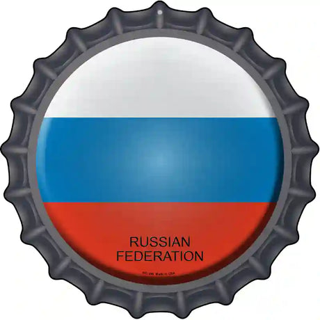 Russian Federation Novelty Metal Bottle Cap Sign BC-396