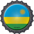 Rwanda Novelty Metal Bottle Cap Sign BC-397