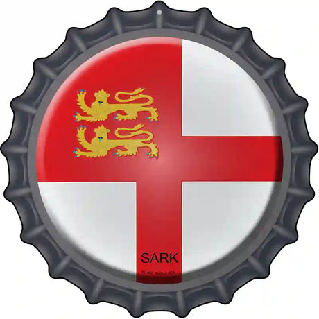 Sark Novelty Metal Bottle Cap Sign BC-403