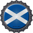 Scotland Novelty Metal Bottle Cap Sign BC-405